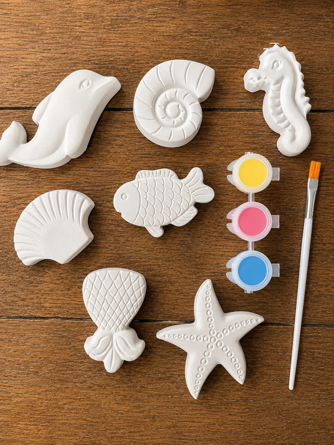 Ocean Friends plaster painting kits from JAME Studio